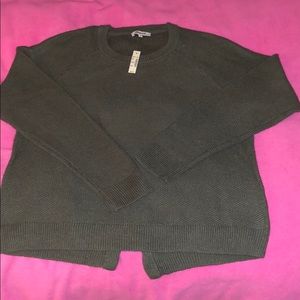 Madewell open back sweater